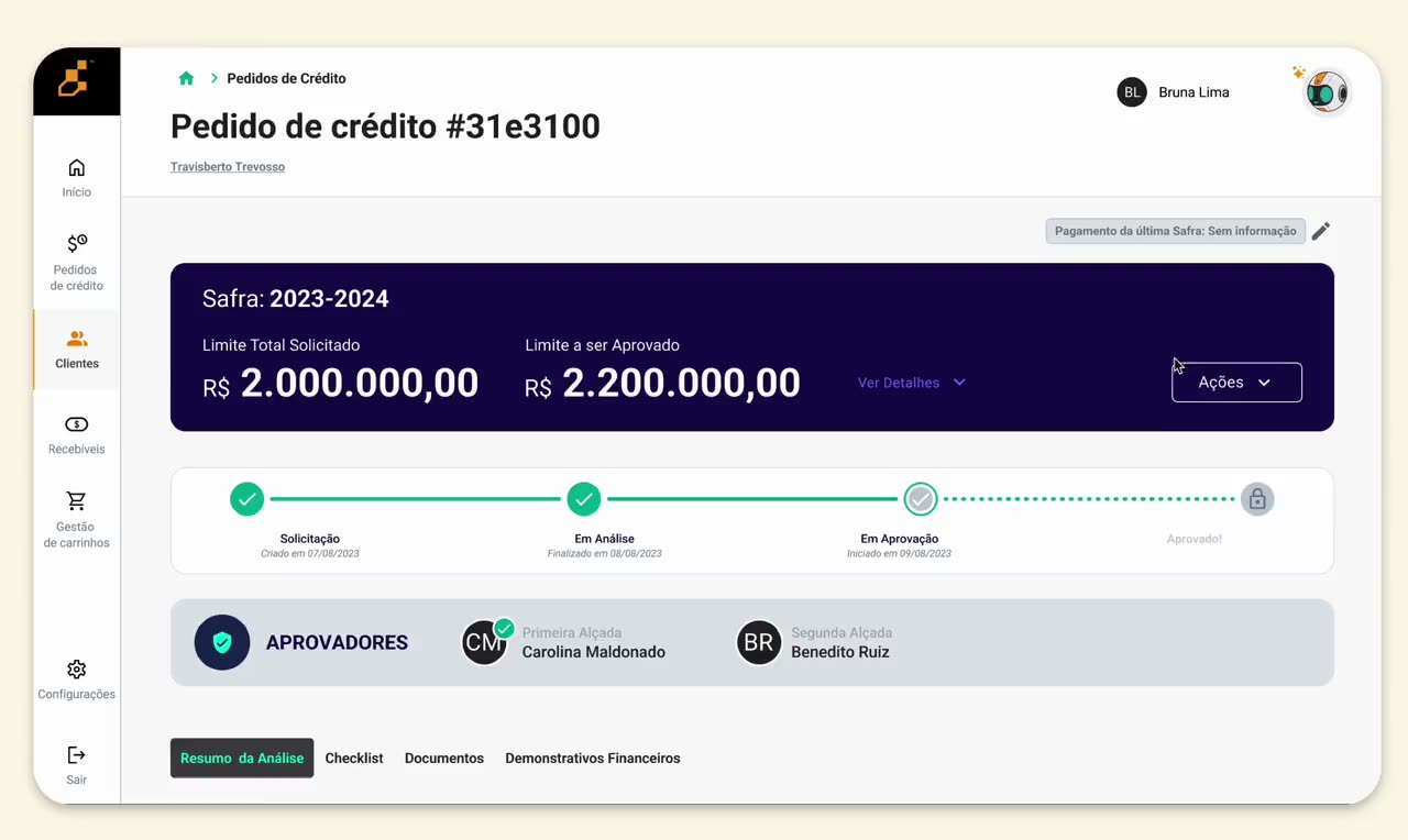 Travis AI co-pilot inside the credit analysis workflow